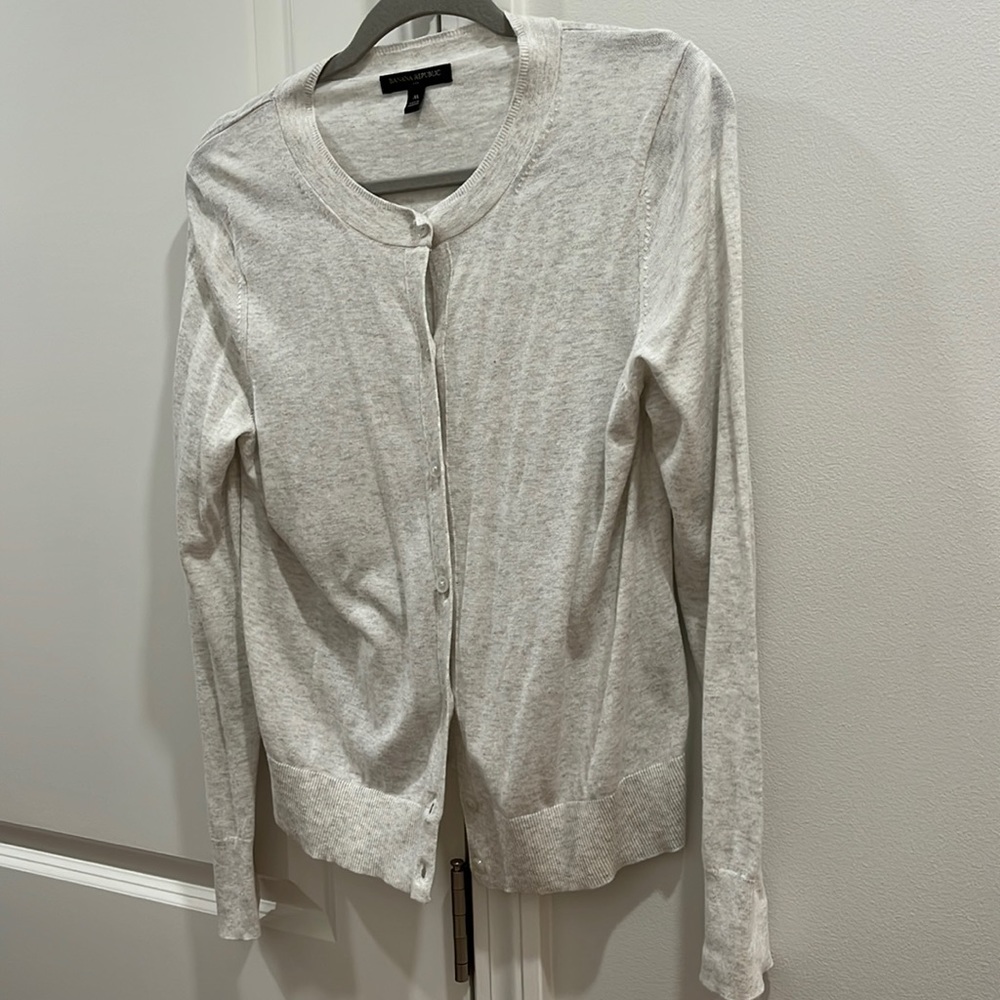 Banana Republic size Medium Cotton/ Rayon Cardigan.
